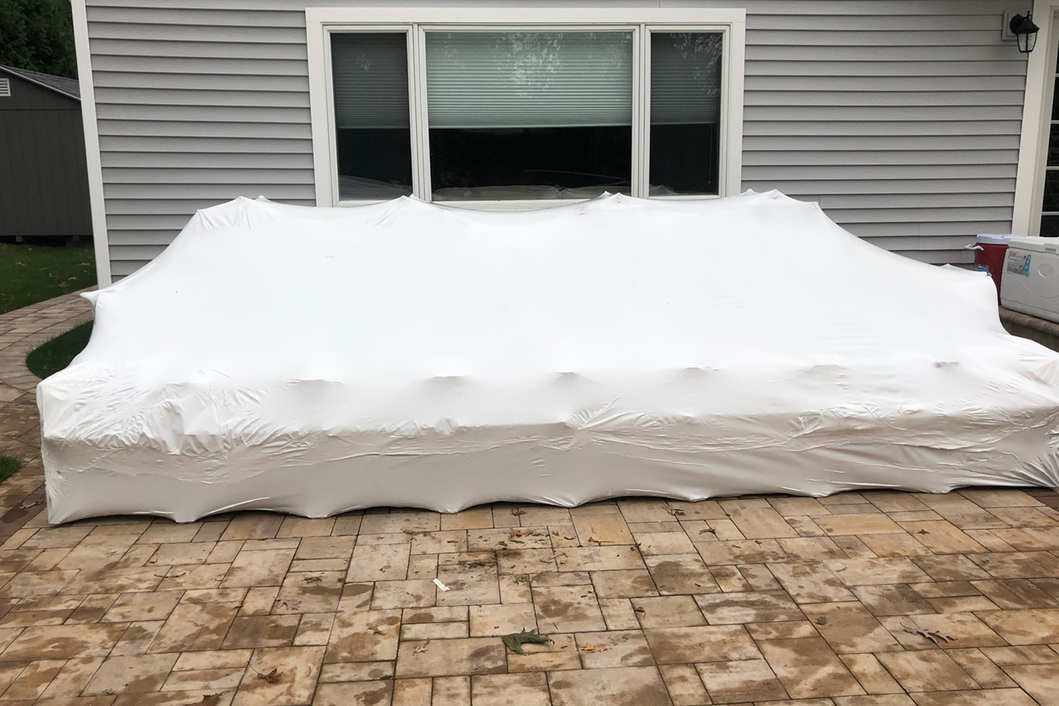 Outdoor Furniture Shrink Wrap After